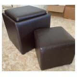 2 Pcs Cube Ottoman