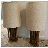 2 Pcs Glass Panes Lamps - Works