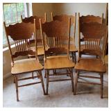 Set of 6 Amish Apple Grove Side Chairs