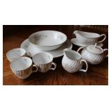9 Pcs Mikasa "Lady Cynthia" Fine China Serving Set