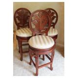 3 Bar Height Swivel Stools