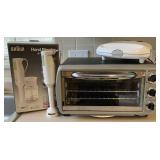 Europro Toaster Oven, Braun Hand Blender, & Waffle
