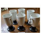6 Pcs Goblet Coffee Mug Set