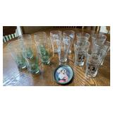 3 Sets of Coca-Cola Cups & Vintage Décor