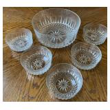 Crystal Glass Bowl Set