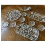 Crystal Glass Serving Trays & Coasters