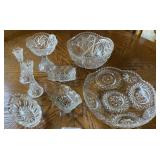 Assorted Crystal Glassware