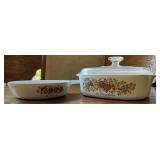 2 Pcs Corning Ware "Slice of Life"