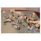 12 Pcs Miniature Dog Collection