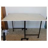 Rolling Drop Leaf Craft Table