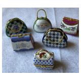 Mini Purse Ceramic Trinket Boxes