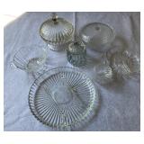 7 Pcs Various Crystal Glassware