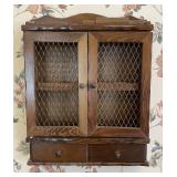 Vintage Rustic Hanging Cabinet