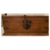 Wooden Storage Trunk