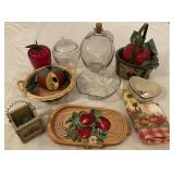 Various Apple Décor & Glassware