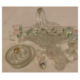 Crystal Glass Roses & Glassware