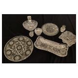 8 Pcs Variety of Crystal Glassware