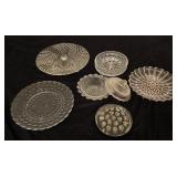 Variety of Patterned Crystal Glass