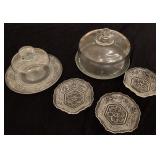 2 Pcs Cake Trays & 3 Pcs Serving Plates