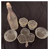 Orange Design Glassware