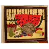 Framed Needle Point Wall Art