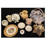 Flowers, Plates, Clocks & More