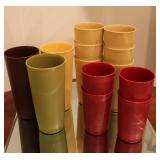 Vintage Tupperware Cups - Harvest