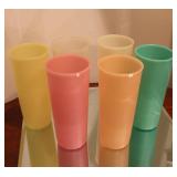 Vintage Tupperware Cups - Pastels