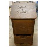 Vintage Taters & Onyins Bin