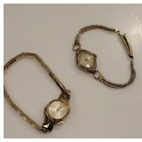 2 Pc Ladies Small Face Wrist Watches