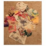 Box Full of Vintage Handkerchiefs