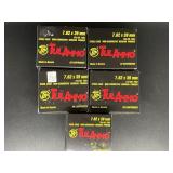 TULAMMO 7.62X39MM STEEL CASE 20 ROUNDS 5 BOXES