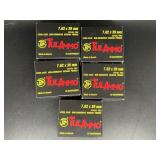 TULAMMO 7.62X39MM STEEL CASE 20 ROUNDS 5 BOXES