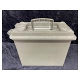 GREEN PLASTIC AMMO BOX