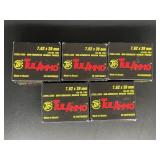TULAMMO 7.62X39MM STEEL CASE 20 ROUNDS 5 BOXES