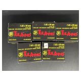 TULAMMO 7.62X39MM STEEL CASE 20 ROUNDS 5 BOXES