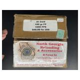 NORTH GEORGIA RELOADING 40 S&W 200 ROUNDS