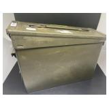 GREEN STEEL AMMO BOX