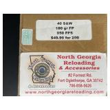 NORTH GEORGIA RELOADING 40 S&W 200 ROUNDS