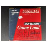 FEDERAL HIGH VELOCITY GAME LOAD 12 GAUGE 25 RDS