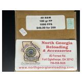 NORTH GEORGIA RELOADING 40 S&W 200 ROUNDS