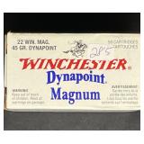WINCHESTER DYNAPOINT MAGNUM 22 MAG 50 ROUNDS
