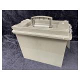 GREEN PLASTIC AMMO BOX