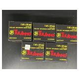 TULAMMO 7.62X39MM STEEL CASE 20 ROUNDS 5 BOXES