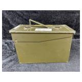 GREEN STEEL AMMO BOX