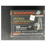 WINCHESTER PDX1 DEFENDER 38 SPECIAL 20 ROUNDS