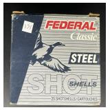 FEDERAL CLASSIC STEEL 12 GAUGE 25 ROUNDS