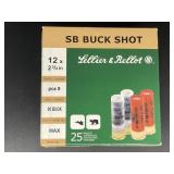 LELLIER & BELLOT SB BUCKSHOT 12 GAUGE 25 ROUNDS