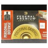 FEDERAL PREMIUM 12 GAUGE DEFENSE BUCKSHOT 5 RDS