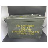 GREEN STEEL AMMO BOX